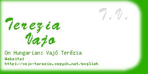 terezia vajo business card